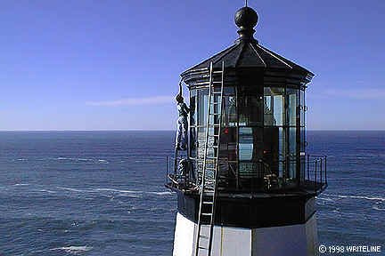 All images Copyright © 1997 - 2000 WriteLine. All Rights Reserved. Lighthouse on Pacific Ocean