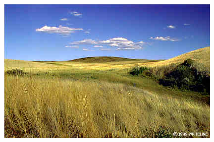 All images Copyright &copy; 1997 - 2000 WriteLine. All Rights Reserved. Blue sky and green hill