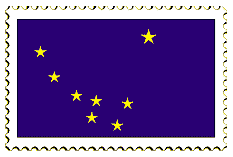 © 1999 WriteLine. Alaska flag