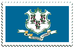 Copyright © 1997 WriteLine. All Rights Reserved. Connecticut flag