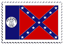 © 2000 WriteLine. Georgia flag