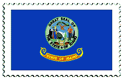 Copyright © 1998 WriteLine. All Rights Reserved. Idaho state flag
