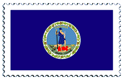 © 2000 WriteLine. Virginia flag