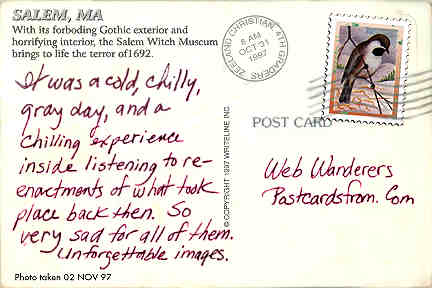 postcard back chickadee bird stamp