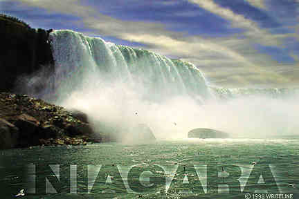 All images Copyright © 1997 - 2000 WriteLine. All Rights Reserved. Niagara Falls postcard