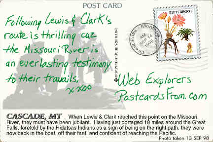 All images Copyright © 1997 - 2000 WriteLine. All Rights Reserved. Bitterroot flower stamp