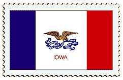 © 1999 WriteLine. Iowa flag