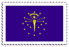 © 1999 WriteLine. Indiana flag